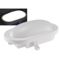 LED Oval-Armatur "FRL-O 12" IP44 Feuchtraum-Leuchte, 13W, 965lm, 4000K