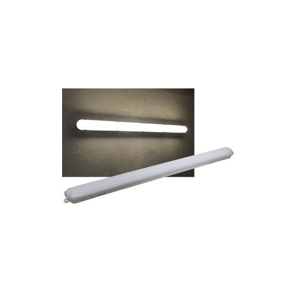 Wand-& Deckenleuchte "HP-50" IP65, 120cm 48W, 4000k, neutralweiß, 5800 Lumen # Achtung! Separates Sperrgut-Paket #