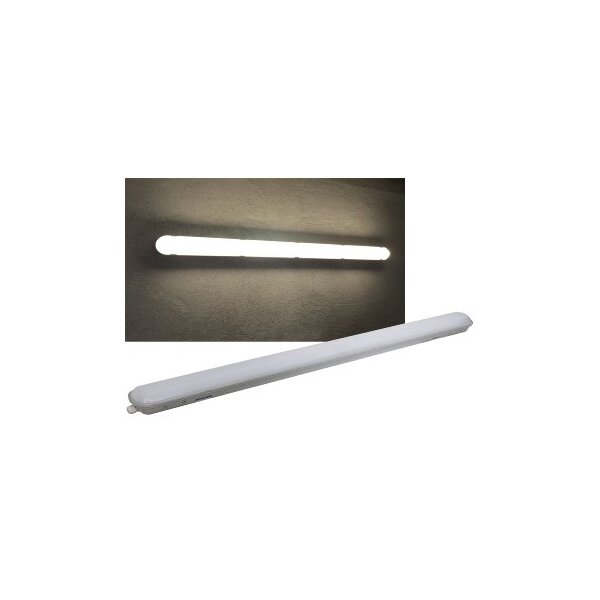 Wand-& Deckenleuchte "HP-63" IP65, 150cm 56W, 4000k, neutralweiß, 6600 Lumen # Achtung! Separates Sperrgut-Paket #