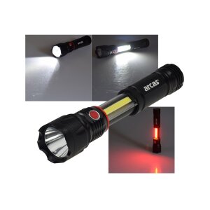 LED-Taschenlampe ARCAS 3W "3-in1" 350lm,...