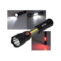 LED-Taschenlampe ARCAS 3W "3-in1" 350lm, Arbeitsleuchte, Pannenwarn
