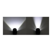 LED-Taschenlampe ARCAS mit Akku 10W 1000lm, Zoom, Powerbankfunktion