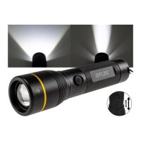 LED-Taschenlampe ARCAS mit Akku 20W 2000lm, Zoom, Powerbankfunktion