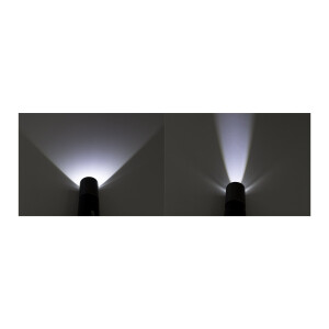 LED-Taschenlampe ARCAS mit Akku 3W 300lm, Zoom