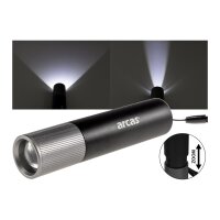 LED-Taschenlampe ARCAS mit Akku 3W 300lm, Zoom