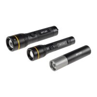 LED-Taschenlampe ARCAS mit Akku 3W 300lm, Zoom