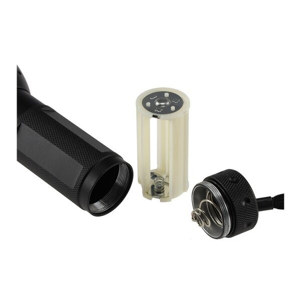 LED-Taschenlampe mit 51 UV LEDs Schwarzlicht, ØxL 55x145mm