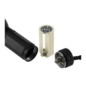 LED-Taschenlampe mit 51 UV LEDs Schwarzlicht, ØxL 55x145mm