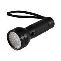 LED-Taschenlampe mit 51 UV LEDs Schwarzlicht, ØxL 55x145mm