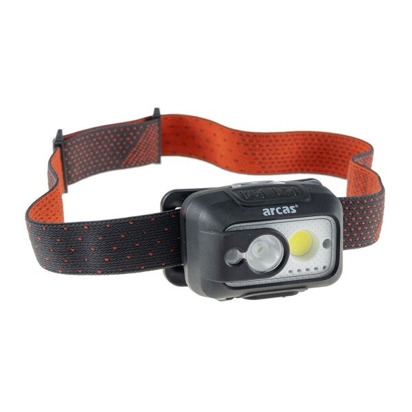 LED Akku-Stirnlampe 6W+3W mit Gestensteuerung