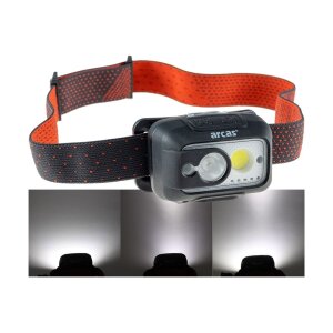 LED Akku-Stirnlampe 6W+3W mit Gestensteuerung