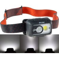 LED Akku-Stirnlampe 6W+3W mit Gestensteuerung