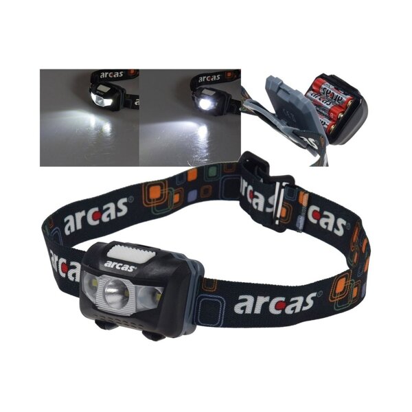 LED-Stirnlampe "HeadLight CREE" 5W 160 Lumen, inkl. 3x Micro Batterien