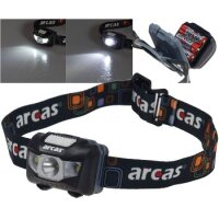 LED-Stirnlampe "HeadLight CREE" 5W 160 Lumen, inkl. 3x Micro Batterien