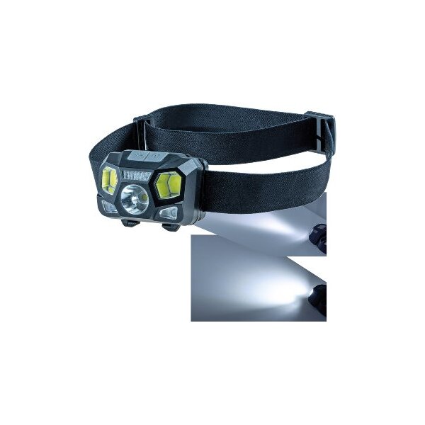 LED-Stirnlampe mit Akku "CTH-5" IP44 5W, 375 Lumen, mit Gestensteuerung