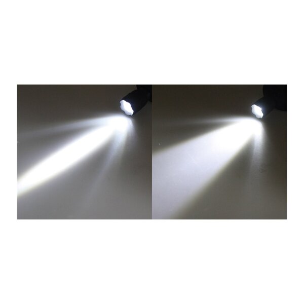 LED-Stirnlampe mit fokussierbarer 1W LED 3x AAA Batterie nötig