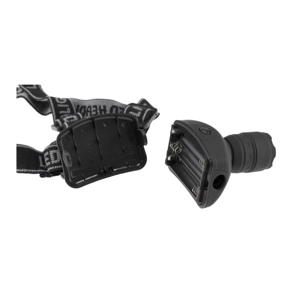 LED-Stirnlampe mit fokussierbarer 1W LED 3x AAA Batterie nötig