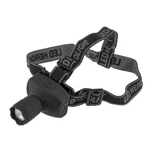 LED-Stirnlampe mit fokussierbarer 1W LED 3x AAA Batterie...