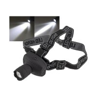 LED-Stirnlampe mit fokussierbarer 1W LED 3x AAA Batterie nötig