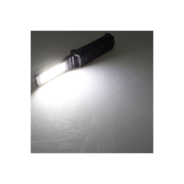 LED Arbeitsleuchte Akku 500lm – klappbare COB Werkstattlampe mit Magnet & Powerbank