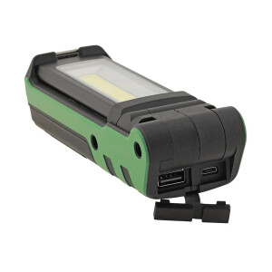 LED Arbeitsleuchte Akku 500lm – klappbare COB Werkstattlampe mit Magnet & Powerbank