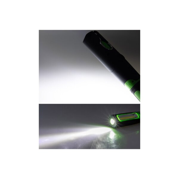 LED Stableuchte FlexiLED 300 mit Akku, 270lm, IP44, Magnet & Haken