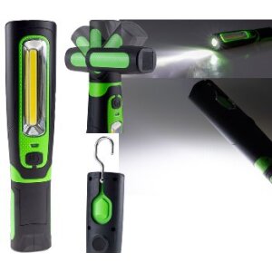LED Stableuchte FlexiLED 300 mit Akku, 270lm, IP44, Magnet & Haken