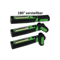 LED Stableuchte FlexiLED 300 mit Akku, 270lm, IP44, Magnet & Haken