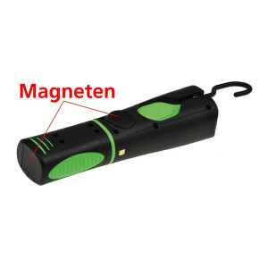 LED Stableuchte mit Akku "FlexiLED 300+" Ladeschale, Magnethalter, 3W, 250lm,IP44