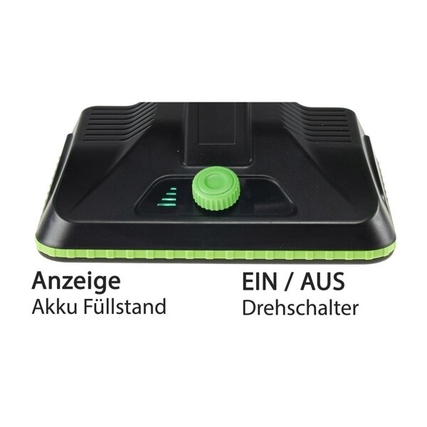 LED Baustrahler mit Akku "BSA-60 duo" 2x30W, 5600lm, 4500K / neutralweiß