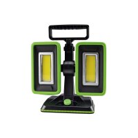 LED Baustrahler mit Akku "BSA-60 duo" 2x30W, 5600lm, 4500K / neutralweiß