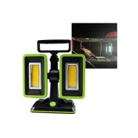 LED Baustrahler mit Akku "BSA-60 duo" 2x30W, 5600lm, 4500K / neutralweiß