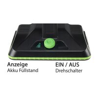 LED Baustrahler mit Akku "BSA-60 duo" 2x30W, 5600lm, 4500K / neutralweiß