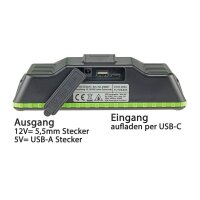 LED Baustrahler mit Akku "BSA-60 duo" 2x30W, 5600lm, 4500K / neutralweiß