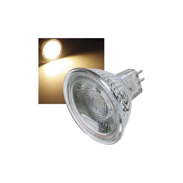 LED Strahler MR16 "H35 COB" 1 COB, 3000k, 300lm, 12V/3W, warmweiß