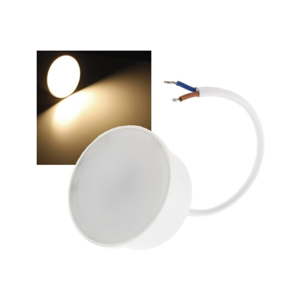 LED-Modul "Piatto W5" warmweiß 120°, 2900K, 230V, 5W, 390lm, 50x24mm