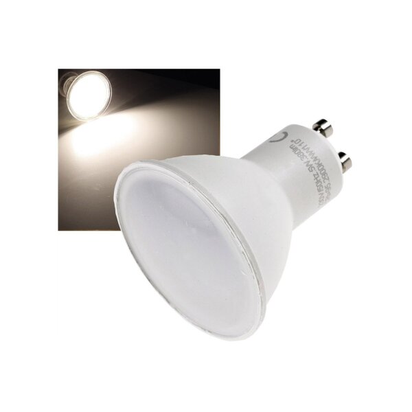 LED Strahler GU10 "H50" 3-Stufen-Dimm 4000k, 460lm, 230V/5W, 110°, neutralweiß