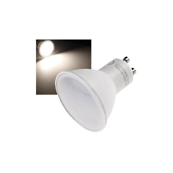 LED Strahler GU10 "H50" 3-Stufen-Dimm 4000k, 460lm, 230V/5W, 110°, neutralweiß