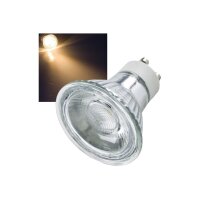 LED Strahler GU10 "H50 COB" 3000k, 440lm, 230V/5W, warmweiß