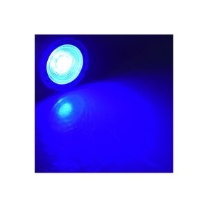 LED Strahler GU10 "LDS-50" blau 38°, 230V/5W