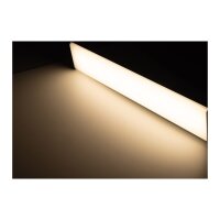 LED Unterbauleuchte Arusha schwarz 18W | Mit USB & 2 Steckdosen | 1607 Lumen