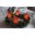 LED Stumpenkerzen 4er Set "Advent" in Rot