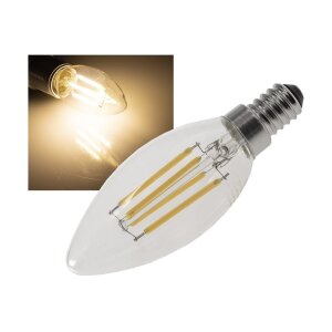 LED Kerzenlampe E14 "Filament K4" 3000k, 400lm,...