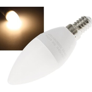 LED Kerzenlampe E14 "K50" warmweiß 3000k, 400lm, 230V/5W