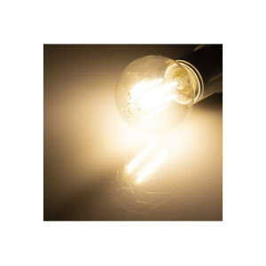 LED Tropfenlampe E14 "Filament T4" 3000k, 500lm, 230V/4W, warmweiß