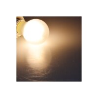 LED Glühlampe E27 "Filament G60m" matt 3000k, 640lm, 230V / 8W, warmweiß