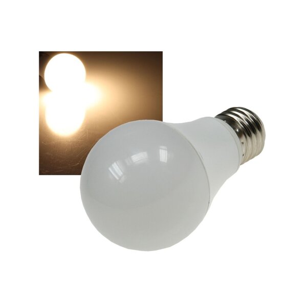 LED Glühlampe E27 "G70" 3-Stufen-Dimm 3000k, 930lm, 230V/9W, 160°, warmweiß