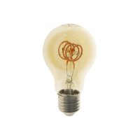 LED Glühlampe E27 "Vintage G70" 2200k, 249lm, 230V/4W, warmweiß/amber