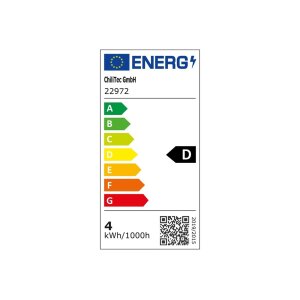 LED Tropfenlampe E27 "Filament T4" 3000k, 524lm, 230V/4W, warmweiß