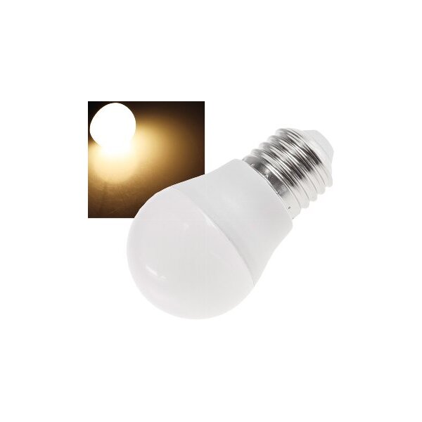 LED Tropfenlampe E27 "T50" warmweiß 3000k, 469lm, 230V/5W